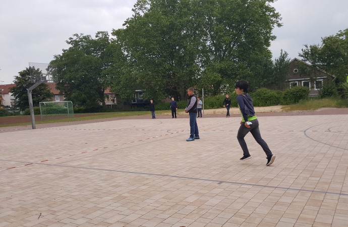 Fussball mit Abstand