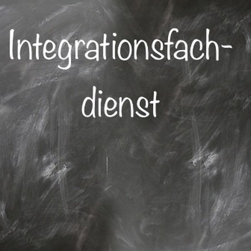 Tafelaufschrift: Integrationsfachdienst