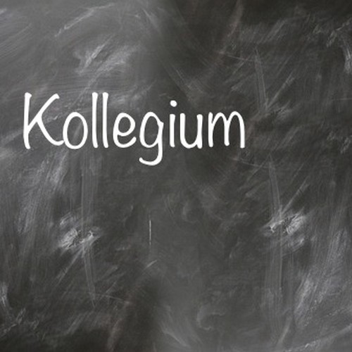 Tafelaufschrift: Kollegium