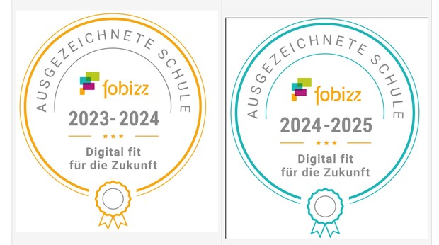Ausgezeichnete Schule Fobizz 2023-2024 und 2024-2025